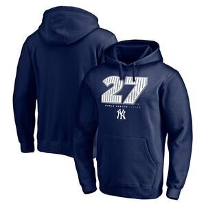 Fanatic Blue New York Yankees Hometown World Titles Pullover Hoodie Size XL